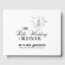 Personlig Catholik Bible Bröllop Guestbook