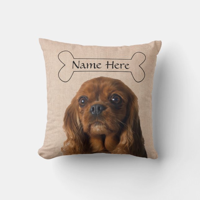 Personlig Cavalier Kung Charles Spain Hund Kudde (Framsida)