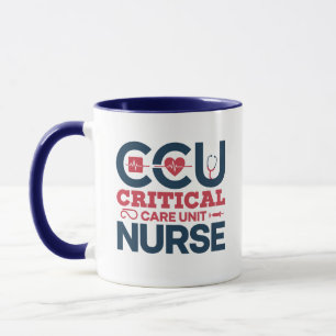 Personlig CCU Intensivvårdssjuksköterska Namn Mugg