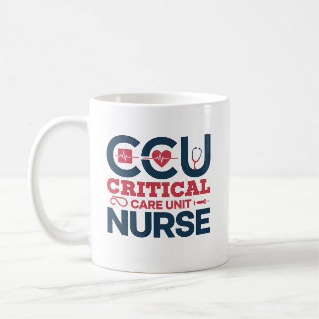 Personlig CCU Nurse Mugg (Vänster)