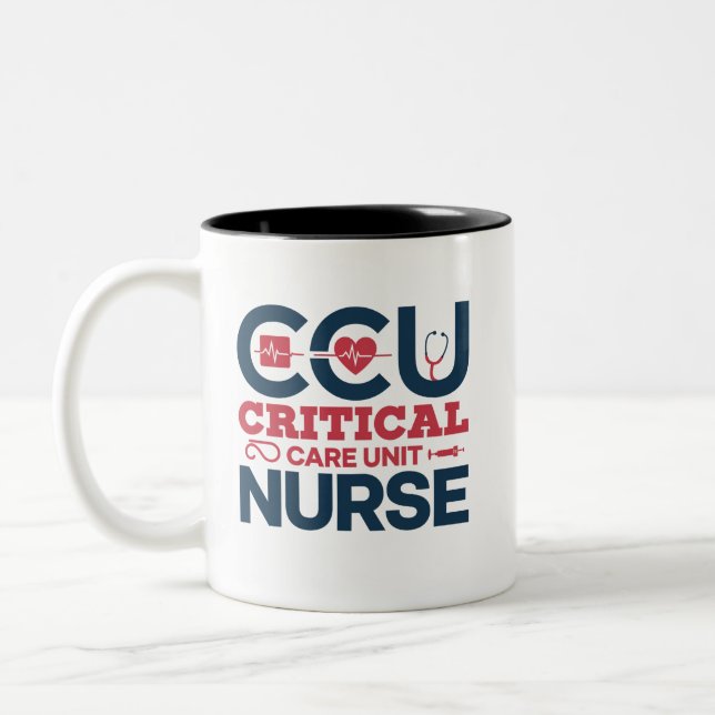Personlig CCU Nurse Mugg (Vänster)