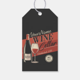 Personlig Cellar Flaska Tasting Room Pub Presentetikett
