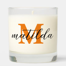 Personlig centrerad ljus - anpassat namn och initi