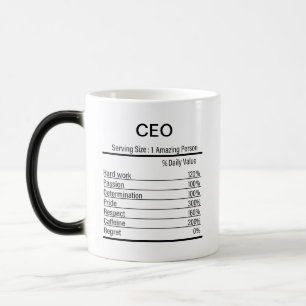 Personlig CEO Näringsfakta, näringsfakta Magisk Mugg