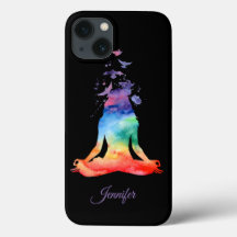 Personlig Chakra Lotus Yoga iPhone Otterbox