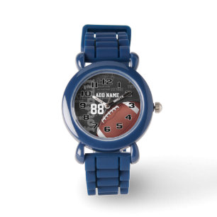 Personlig Chalkboard American Football Wristwat Armbandsur