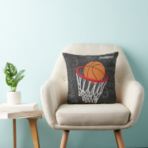 Personlig Chalkboard Basketball och Ring