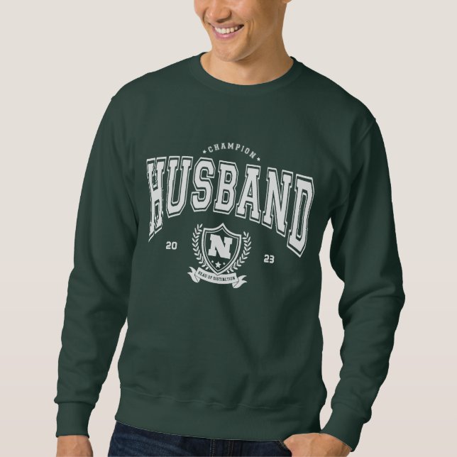 Personlig Champion Make Funny Manar Gift Lång Ärmad Tröja (Framsida)