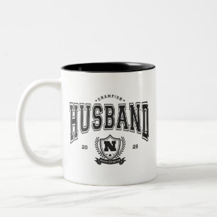 Personlig Champion Make Funny Manar Gift Två-Tonad Mugg