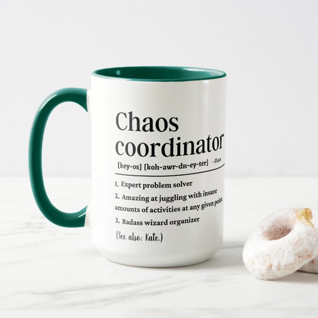 Personlig Chaos-koordinatordefinition Mugg (Med munk)