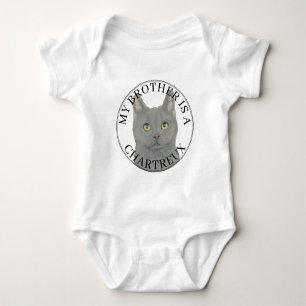 Personlig Chartreux Katt Storebror T Shirt