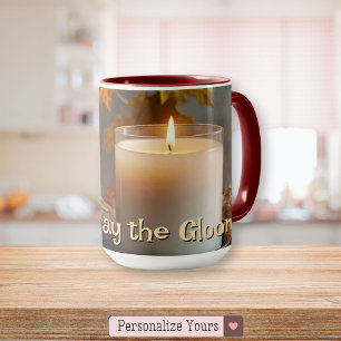 Personlig Chase Away the Gloom Autumn Thmet Mugg