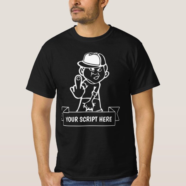 Personlig Chav T-Shirt (Framsida)