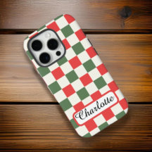Personlig Checkerboard iPhone/iPad-fall