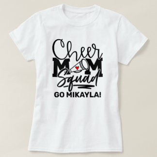 Personlig Cheer Mamma Squad T-Shirt