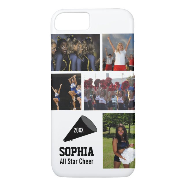 Personlig Cheerlead Photo Collage Namn Team Case-Mate iPhone Skal (Baksida)