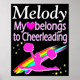 PERSONLIG CHEERLEADER KÄRLEK POSTER