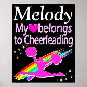 PERSONLIG CHEERLEADER KÄRLEK POSTER