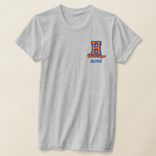 Personlig Cheerleader Namn, Anpassad Cheer T-Shirt