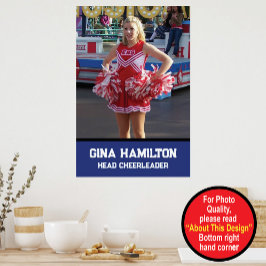 Personlig Cheerleading för Gymnasium eller Högskol Poster