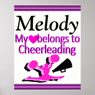 PERSONLIG CHEERLEADING KÄRLEK POSTER