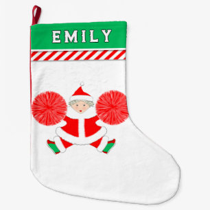 Personlig CheerLedare Stor Julstrumpa