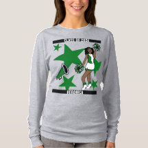 Personlig Cheerledartröja Grön