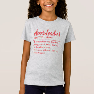 Personlig Cheerwriter Definition T-Shirt