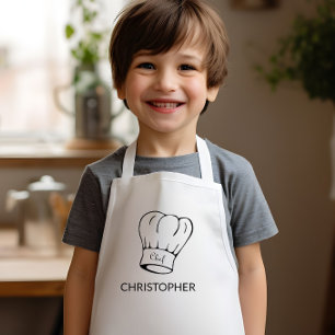Personlig Chef Hat Barnförkläde