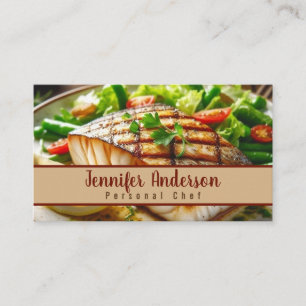 Personlig Chef Sous Chef Restaurant Visitkort