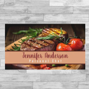 Personlig Chef Sous Chef Restaurant Visitkort