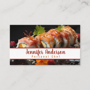 Personlig Chef Sous Chef Restaurant Visitkort