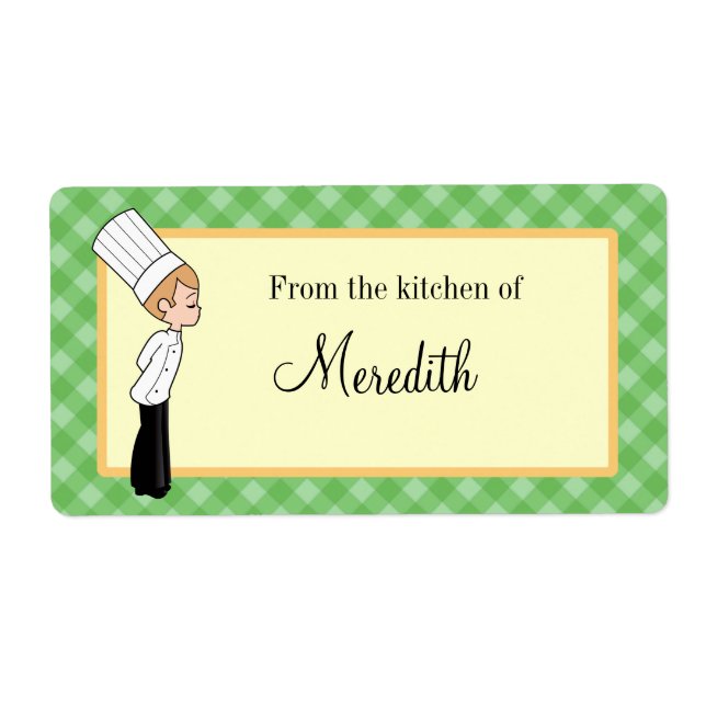 Personlig Chef stor etikett nr 2 Fraktsedel (Framsidan)