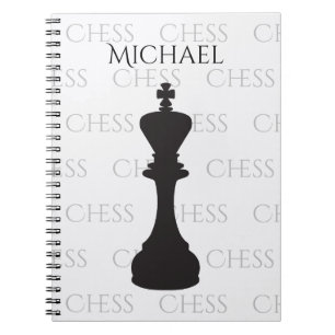 Personlig Chess Kung Classic Biet Modern Anteckningsbok