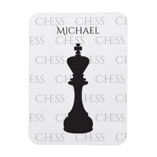 Personlig Chess Kung Classic Biet Modern Magnet