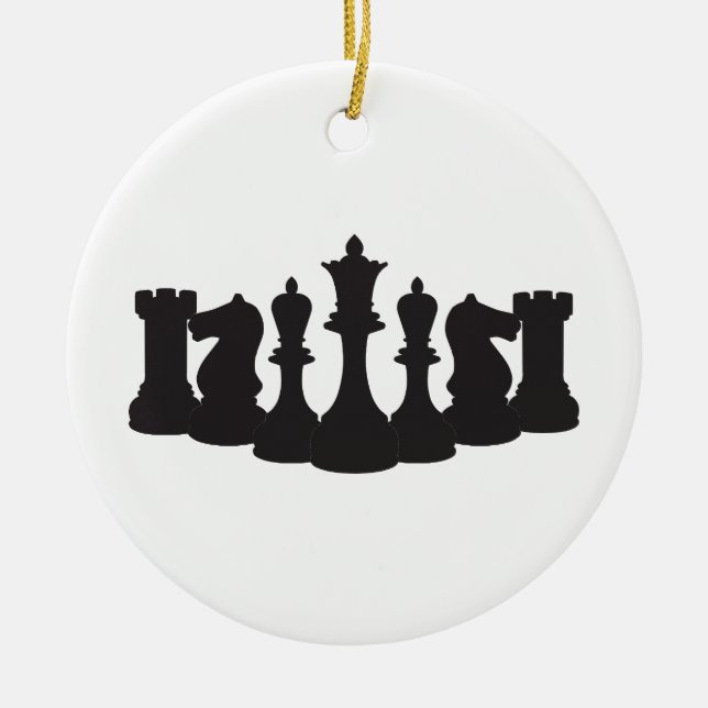 Personlig Chess Ornament (Framsidan)