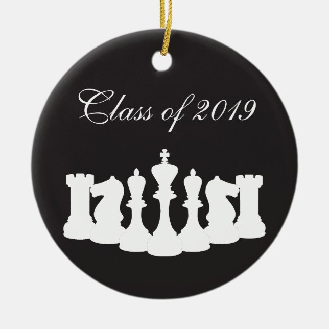 Personlig Chess Studenten Ornament (Framsidan)
