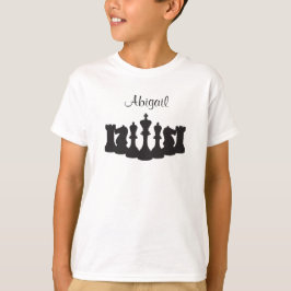 Personlig Chess T-Shirt-för barn Tee Shirt