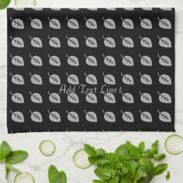 Personlig Chic Abstrakt Löv Mönster Towel Kökshandduk