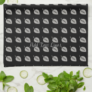 Personlig Chic Abstrakt Löv Mönster Towel Kökshandduk