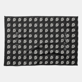 Personlig Chic Abstrakt Löv Mönster Towel Kökshandduk