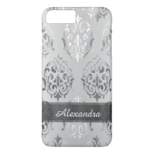 Personlig chic elegant silver grått-dämpare