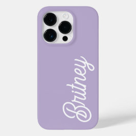 Personlig Chic Lavender Lila Monogram Namn