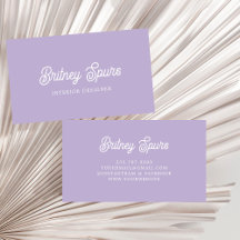 Personlig Chic Lavender Lila Monogram Namn