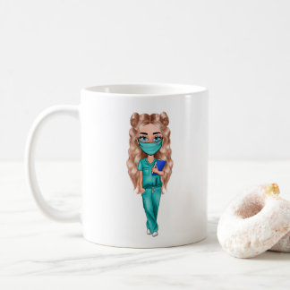 Personlig Chic Mugg (Blonde Hair)