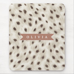 Personlig Chic Neutral Leopards Djurtryck Musmatta