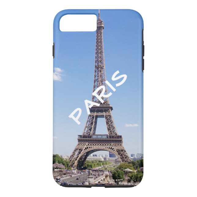 Personlig Chic Paris Eiffel Torn Case-Mate iPhone Skal (Baksida)
