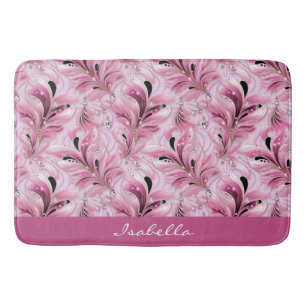 Personlig Chic Rosa Glam Luxury Mönster Badrumsmatta