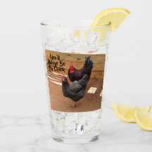 Personlig Chicken - Farm Life Series- Glass
