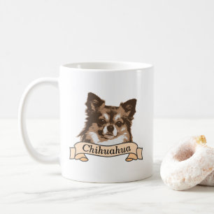 Personlig Chihuahua Hund Kaffemugg